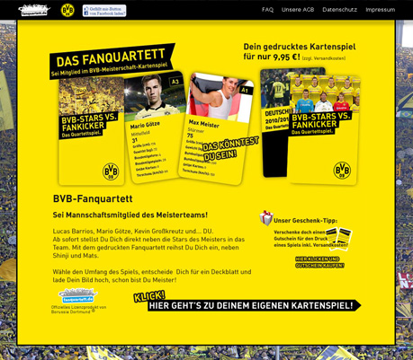 Fanquartett Borussia Dortmund